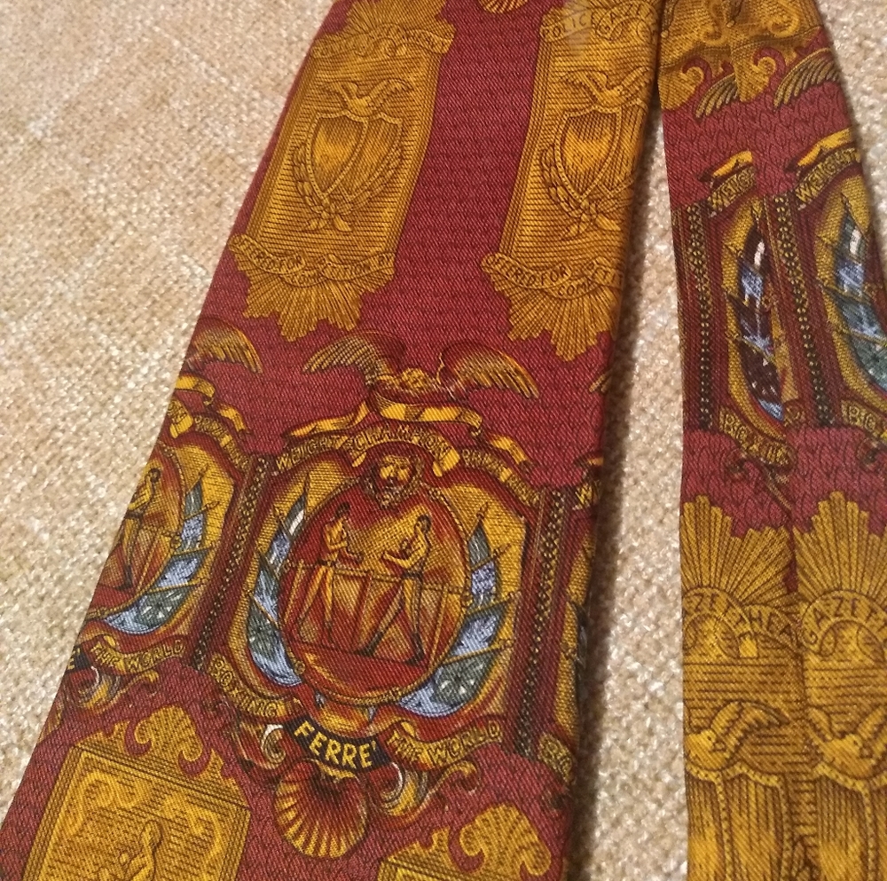 Gianfranco Ferre Silk Tie - Picture 1 of 4